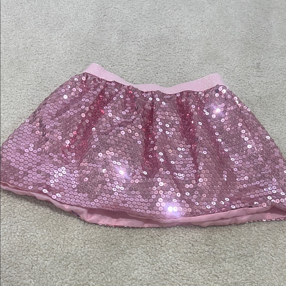 Pink Sequin Skirt Toddler size 5T